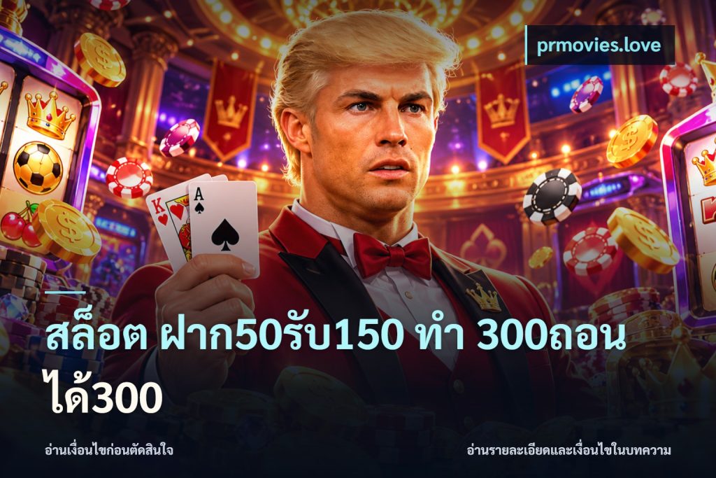 สล็อต ฝาก50รับ150 ทํา 300ถอนได้300