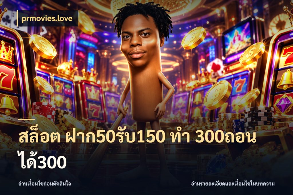 สล็อต ฝาก50รับ150 ทํา 300ถอนได้300 prmovies.love จับประเด็นยอดรับก่อนเลือกความสนุก