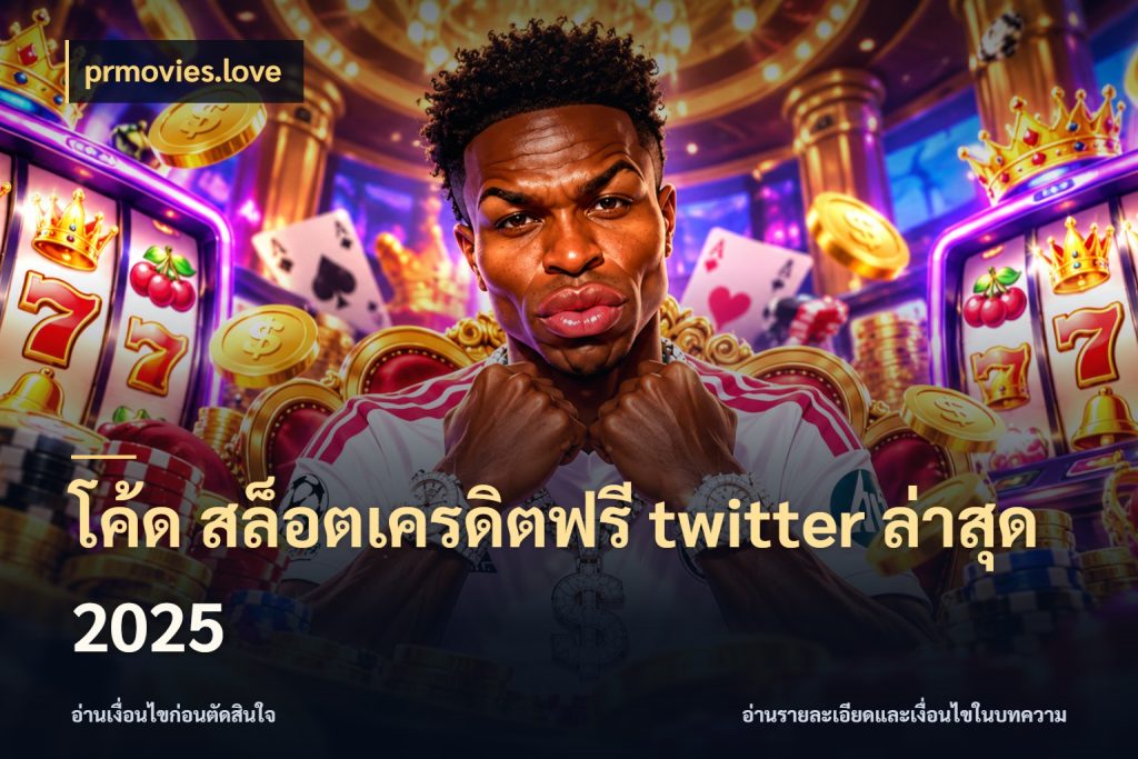 โค้ด สล็อตเครดิตฟรี twitter ล่าสุด 2025 เปิดประเด็นเครดิตฟรีสำหรับคนชอบลุ้น สไตล์ prmovies.love