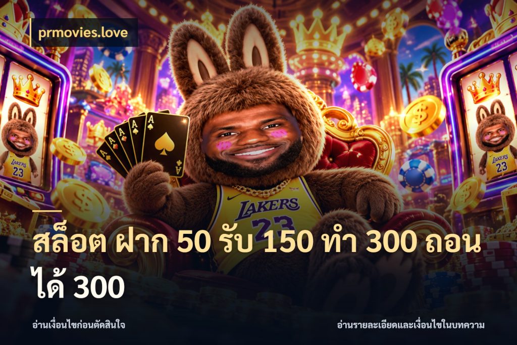 สล็อต ฝาก 50 รับ 150 ทํา 300 ถอนได้ 300 จุดเด่นของเครดิตที่คนชอบเกมอยากรู้ สไตล์ prmovies.love