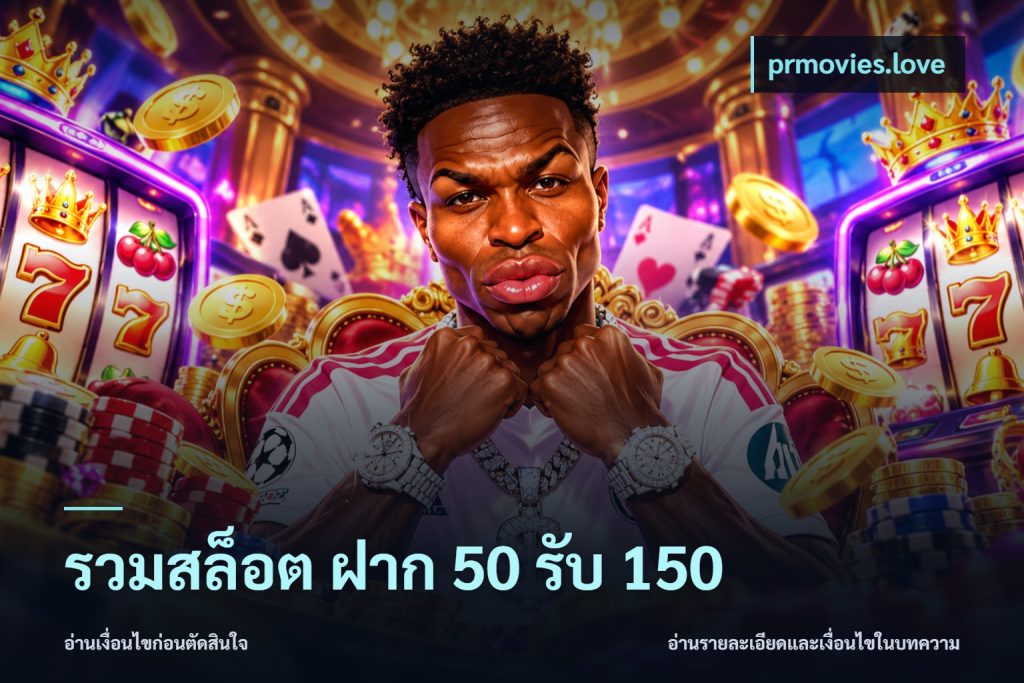 รวมสล็อต ฝาก 50 รับ 150