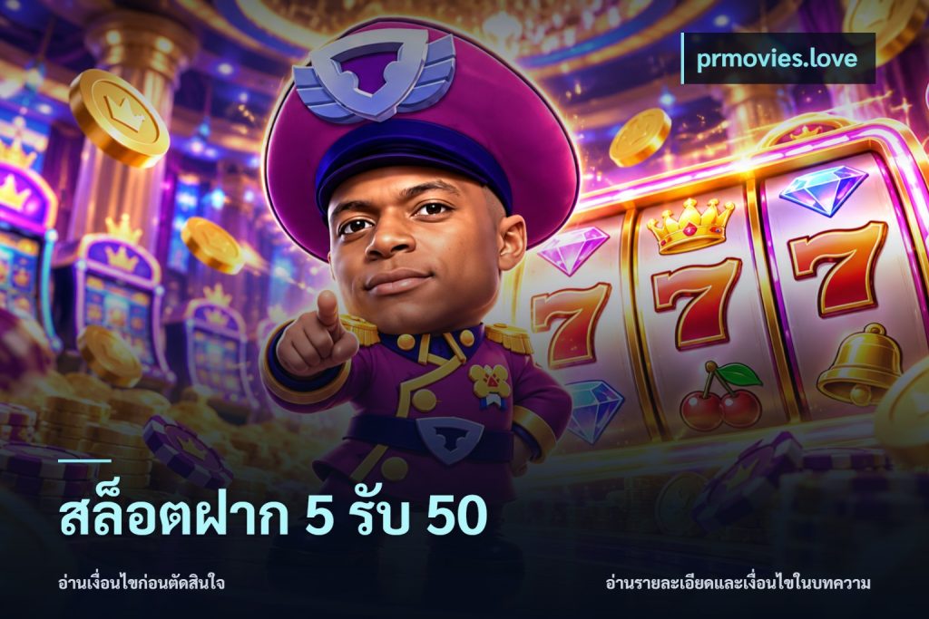 สล็อตฝาก 5 รับ 50