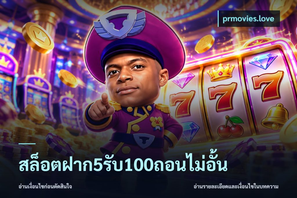สล็อตฝาก5รับ100ถอนไม่อั้น