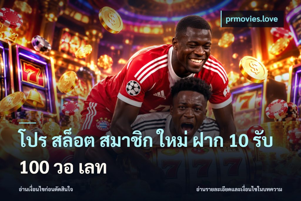โปร สล็อต สมาชิก ใหม่ ฝาก 10 รับ 100 วอ เลท
