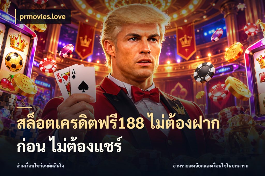 สล็อตเครดิตฟรี188 ไม่ต้องฝาก ก่อน ไม่ต้องแชร์ สีสันของเครดิตฟรีและเกมแนวที่ชอบ สไตล์ prmovies.love
