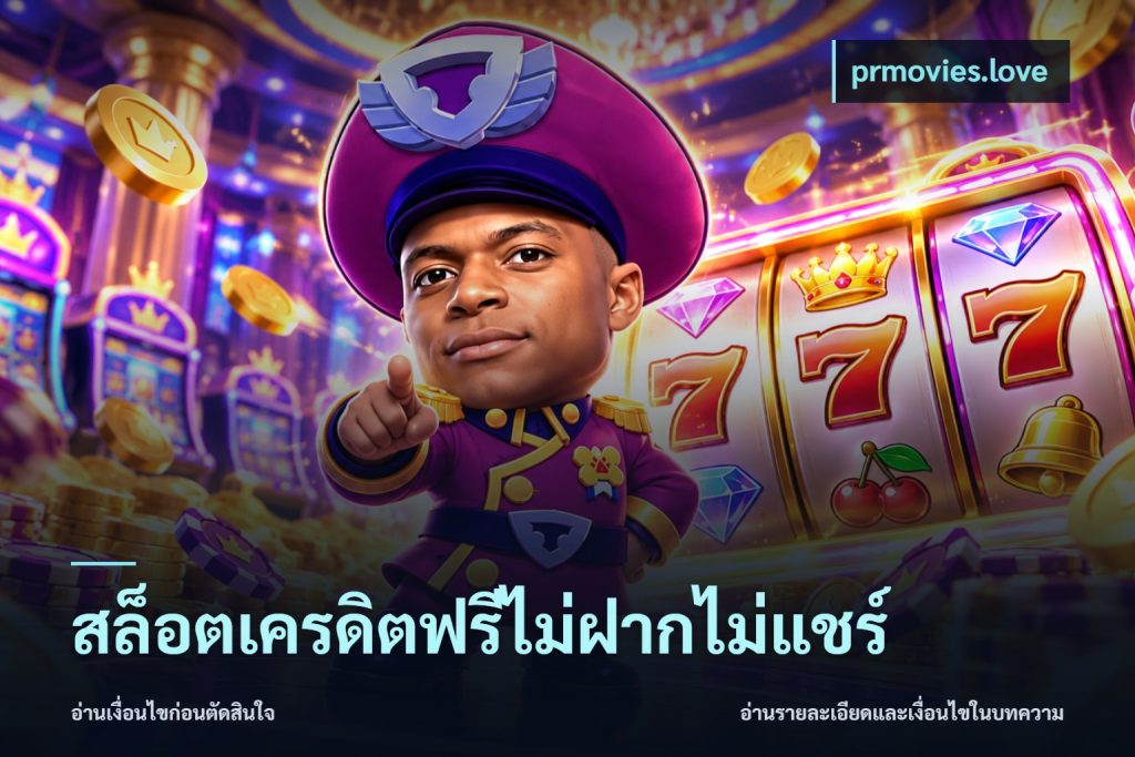 สล็อตเครดิตฟรีไม่ฝากไม่แชร์