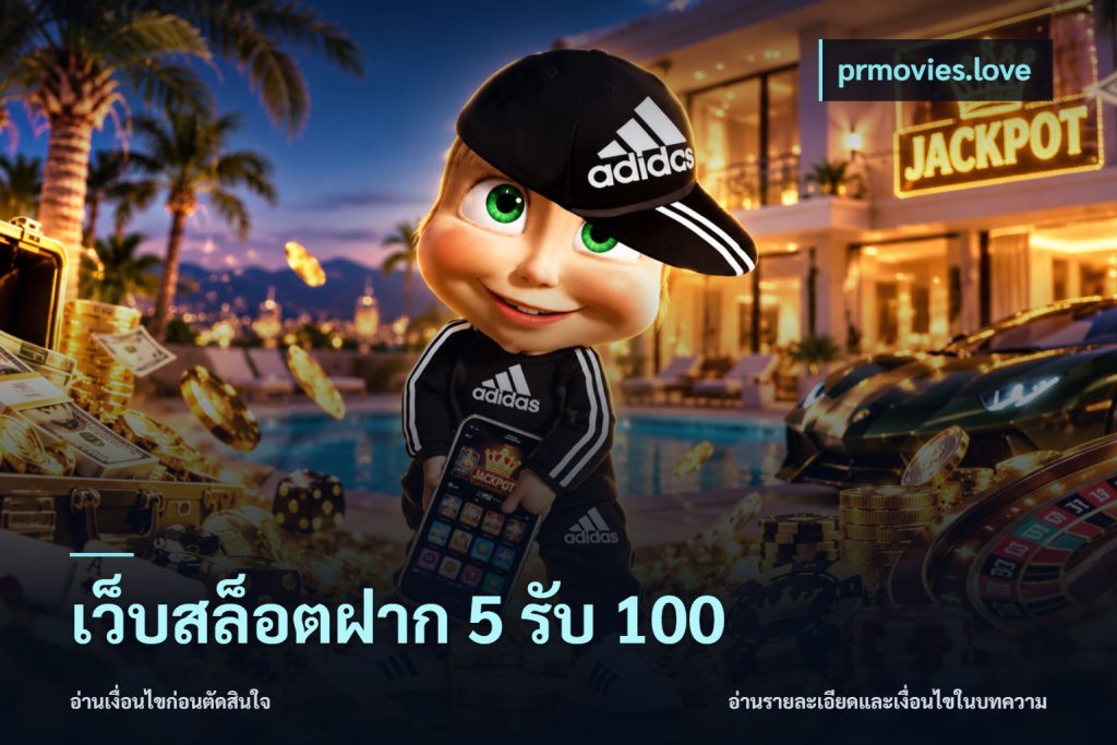 เว็บสล็อตฝาก 5 รับ 100