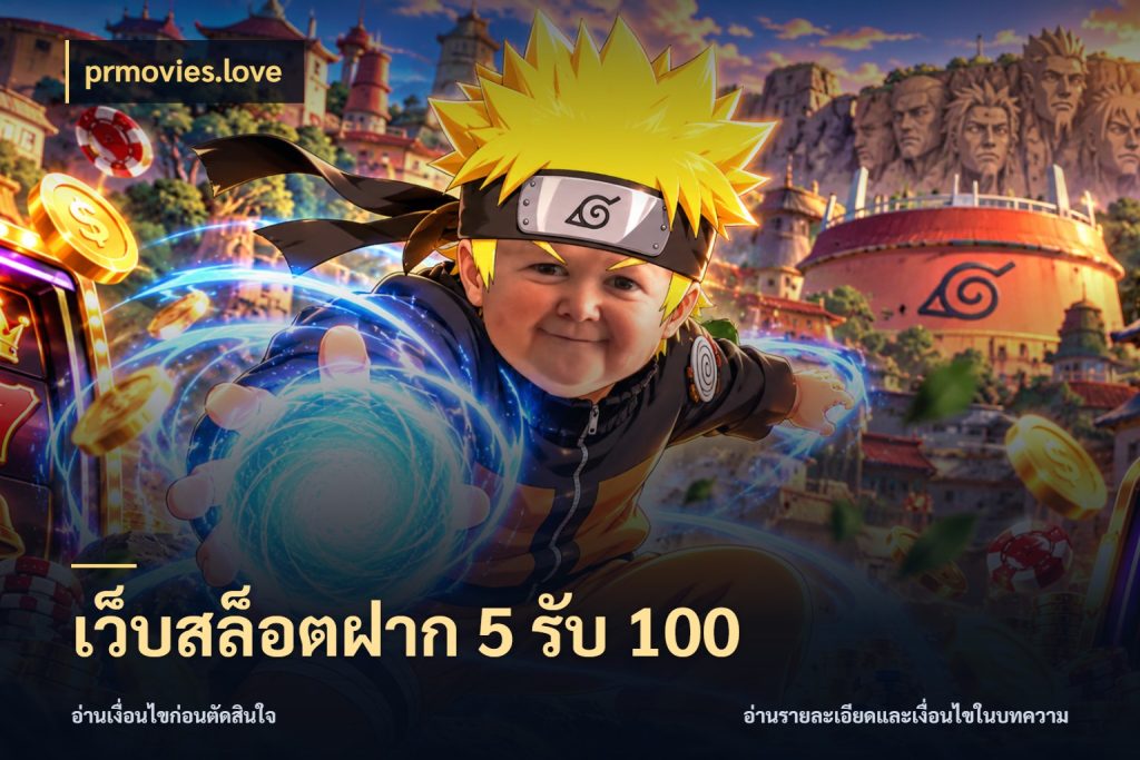 เว็บสล็อตฝาก 5 รับ 100 จุดเด่นของเครดิตที่คนชอบเกมอยากรู้ กับ prmovies.love