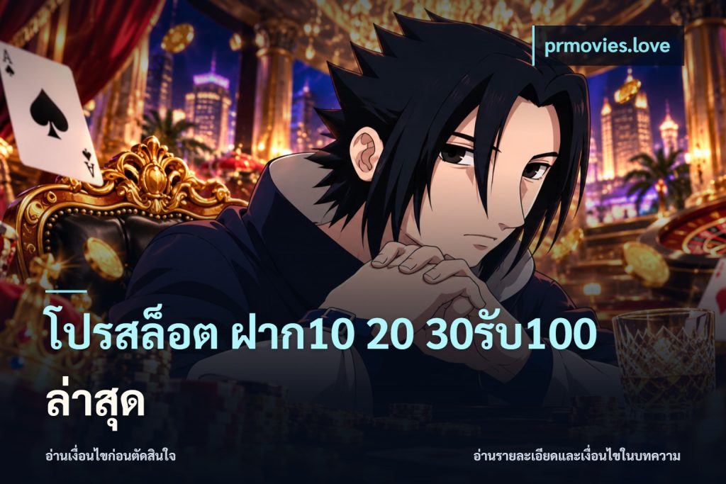โปรสล็อต ฝาก10 20 30รับ100 ล่าสุด