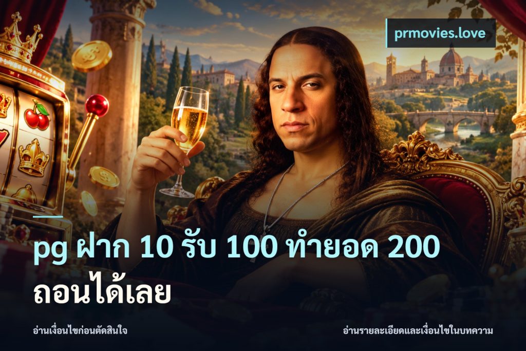 pg ฝาก 10 รับ 100 ทำยอด 200 ถอนได้เลย