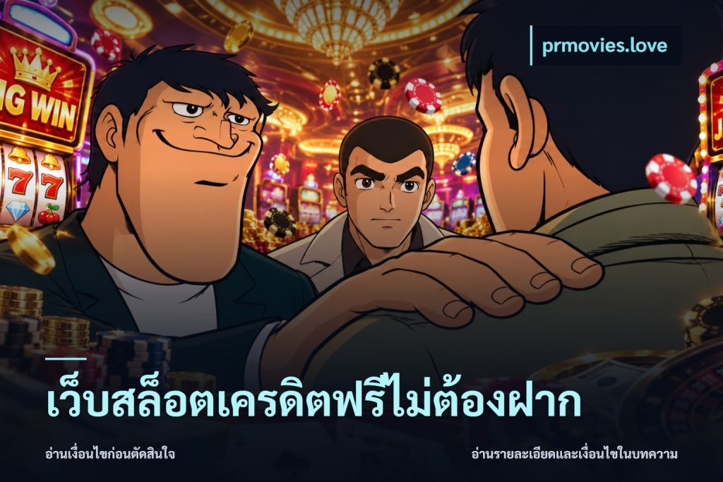 เว็บสล็อตเครดิตฟรีไม่ต้องฝาก