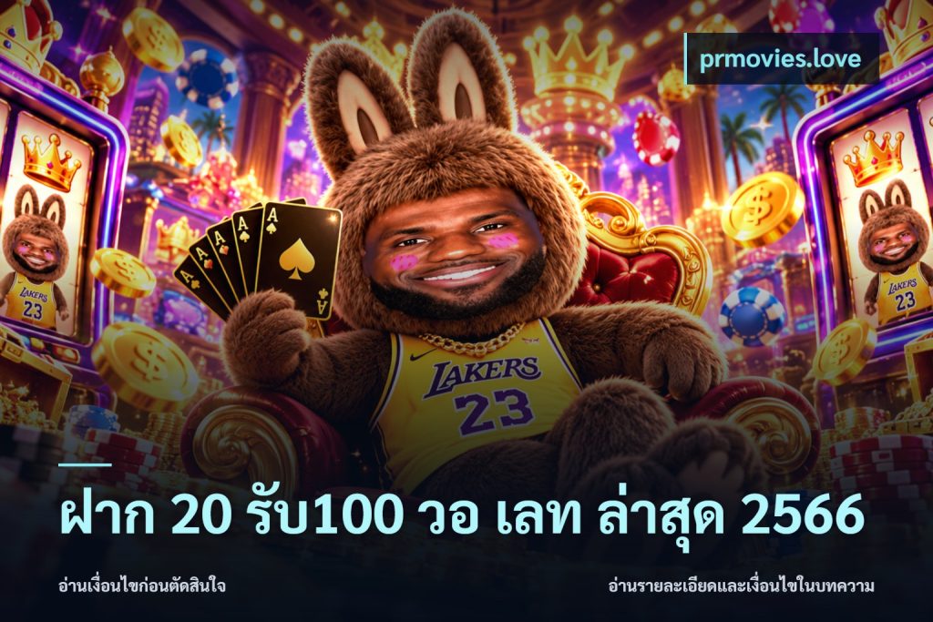 ฝาก 20 รับ100 วอ เลท ล่าสุด 2566