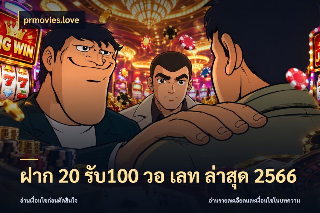 ฝาก 20 รับ100 วอ เลท ล่าสุด 2566 สนุกกับตัวเลือกโปรในสไตล์ของคุณ ในมุม prmovies.love