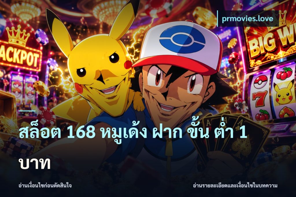 สล็อต 168 หมูเด้ง ฝาก ขั้น ต่ำ 1 บาท