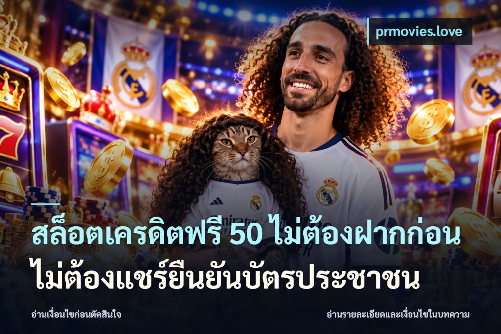สล็อตเครดิตฟรี 50 ไม่ต้องฝากก่อนไม่ต้องแชร์ยืนยันบัตรประชาชน
