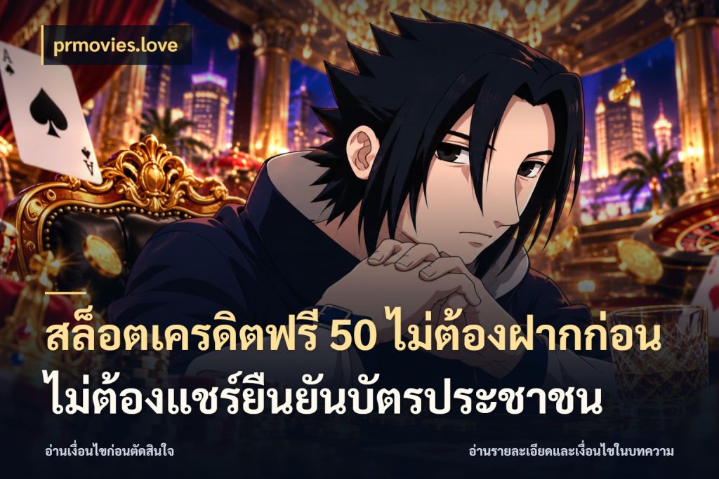 สล็อตเครดิตฟรี 50 ไม่ต้องฝากก่อนไม่ต้องแชร์ยืนยันบัตรประชาชน เครดิตแต่ละรูปแบบมีมุมไหนให้ดู สไตล์ prmovies.love