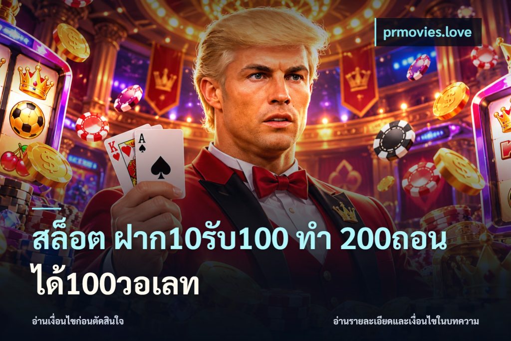 สล็อต ฝาก10รับ100 ทํา 200ถอนได้100วอเลท