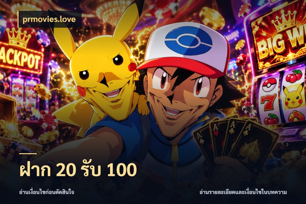ฝาก 20 รับ 100 prmovies.love ยอดฝากและยอดรับในมุมของคนชอบลุ้น