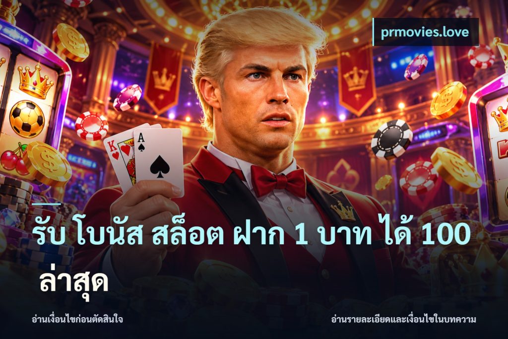 รับ โบนัส สล็อต ฝาก 1 บาท ได้ 100 ล่าสุด