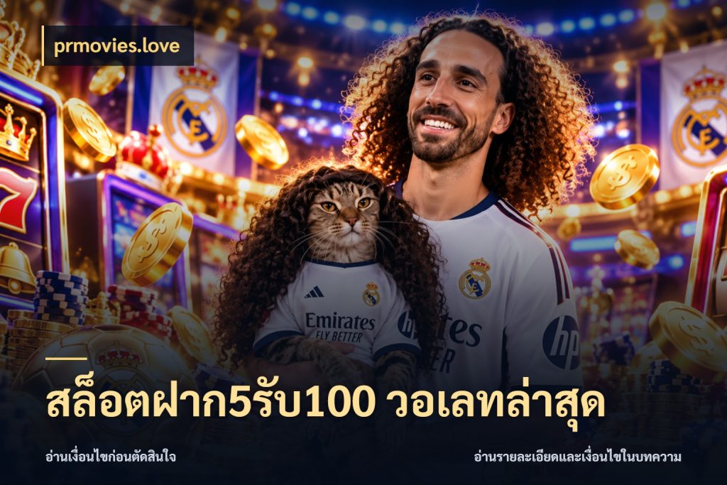 สล็อตฝาก5รับ100 วอเลทล่าสุด prmovies.love โปรกับเกมที่ชอบเลือกให้ตรงสไตล์