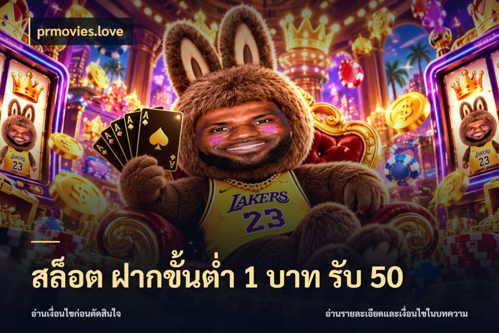 สล็อต ฝากขั้นต่ำ 1 บาท รับ 50 เครดิตกับรูปแบบโปรที่ตรงใจ ในมุม prmovies.love
