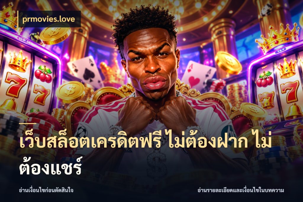 เว็บสล็อตเครดิตฟรี ไม่ต้องฝาก ไม่ต้องแชร์ รู้จักยอดและขอบเขตของเครดิตฟรี กับ prmovies.love