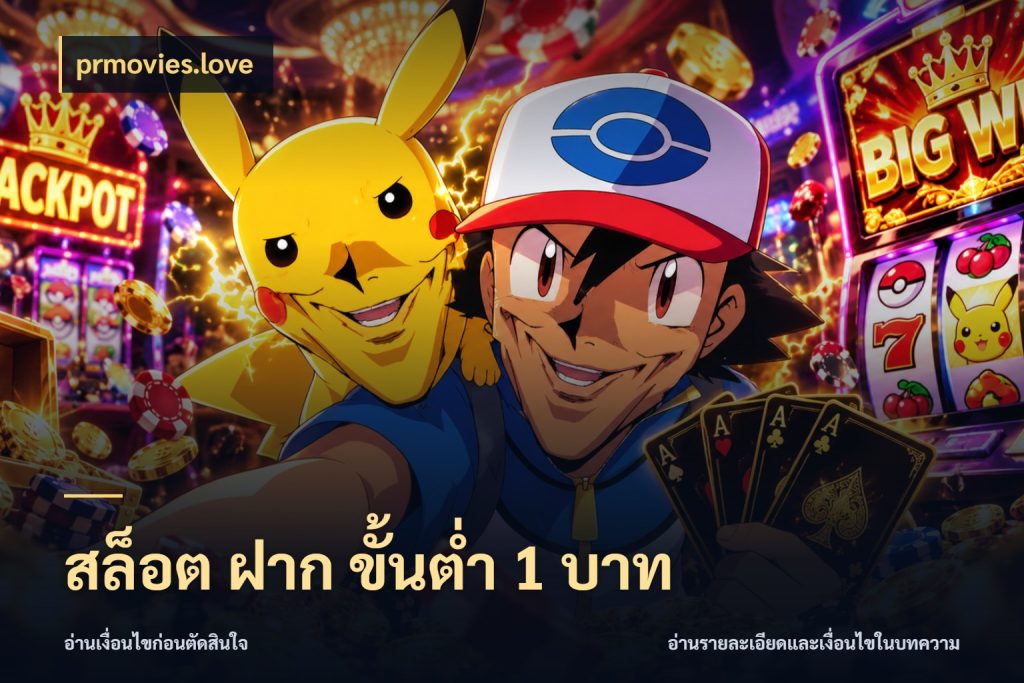 สล็อต ฝาก ขั้นต่ำ 1 บาท เปิดมุมยอดเริ่มต้นสำหรับคนชอบเกม กับ prmovies.love