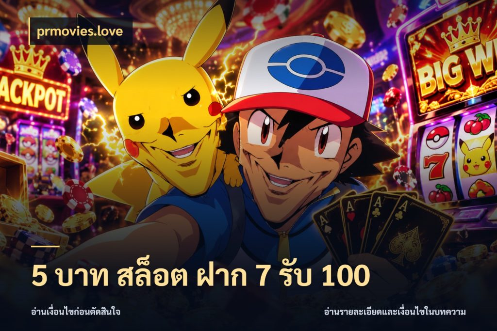 5 บาท สล็อต ฝาก 7 รับ 100 โปรยอดรับที่สายเกมสนใจ สไตล์ prmovies.love