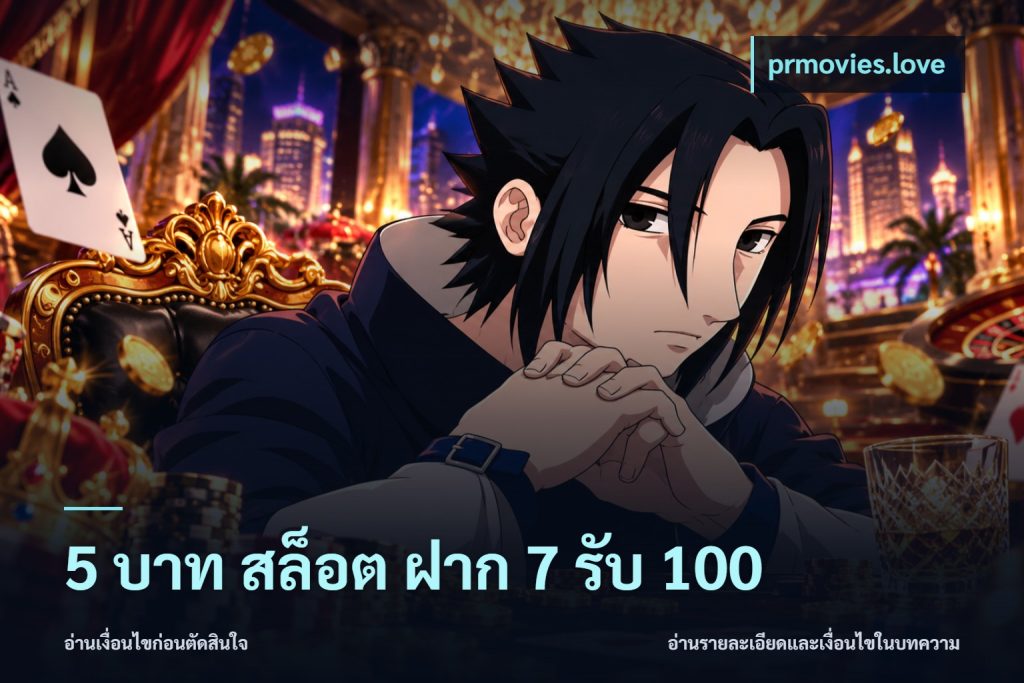 5 บาท สล็อต ฝาก 7 รับ 100