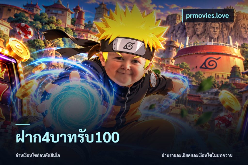 ฝาก4บาทรับ100