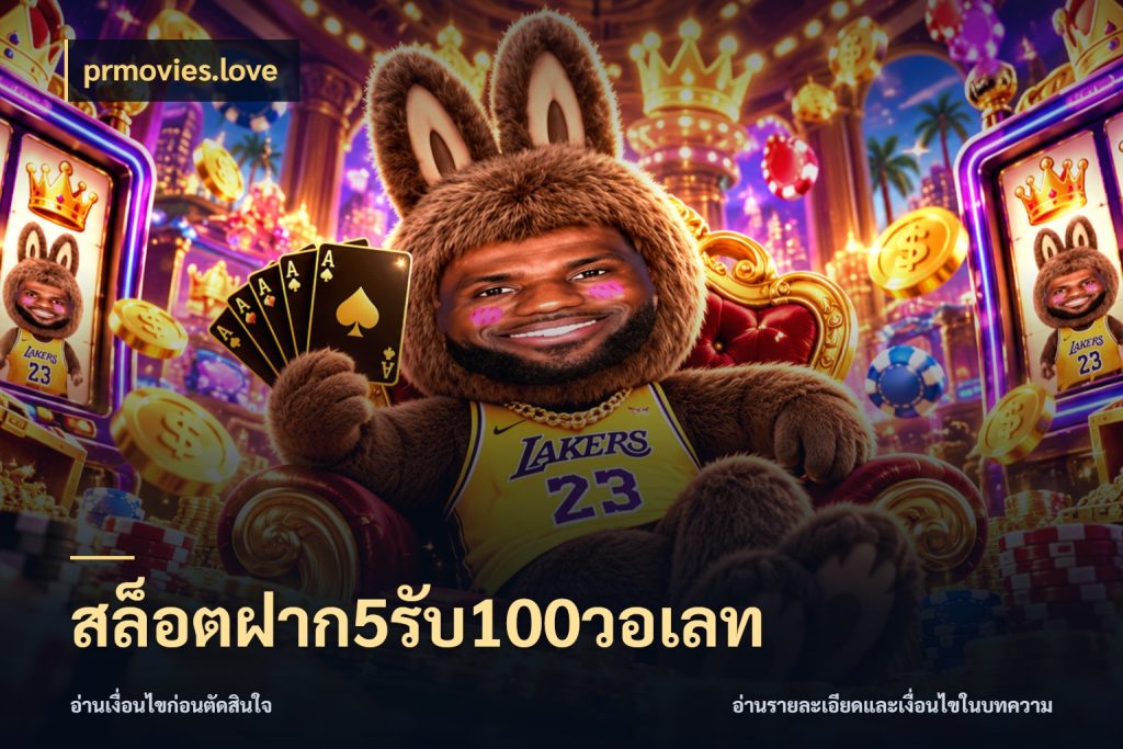 สล็อตฝาก5รับ100วอเลท จับคู่โบนัสกับสไตล์เกมที่ชอบ ในมุม prmovies.love