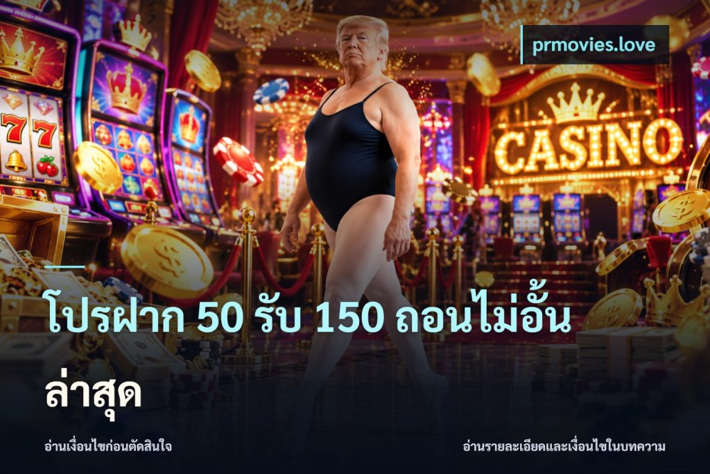 โปรฝาก 50 รับ 150 ถอนไม่อั้นล่าสุด