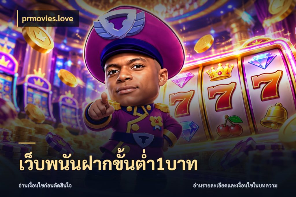 เว็บพนันฝากขั้นต่ำ1บาท จัดจังหวะสนุกให้เข้ากับงบที่ตั้งไว้ กับ prmovies.love