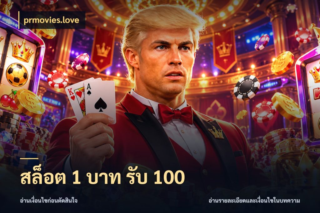 สล็อต 1 บาท รับ 100 รูปแบบโบนัสกับสิทธิ์ของสายเกม กับ prmovies.love