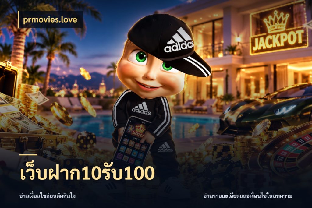เว็บฝาก10รับ100 prmovies.love โปรยอดรับที่สายเกมสนใจ