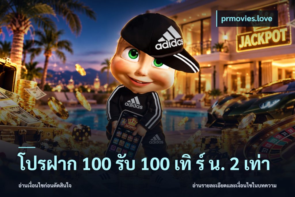 โปรฝาก 100 รับ 100 เทิ ร์ น. 2 เท่า