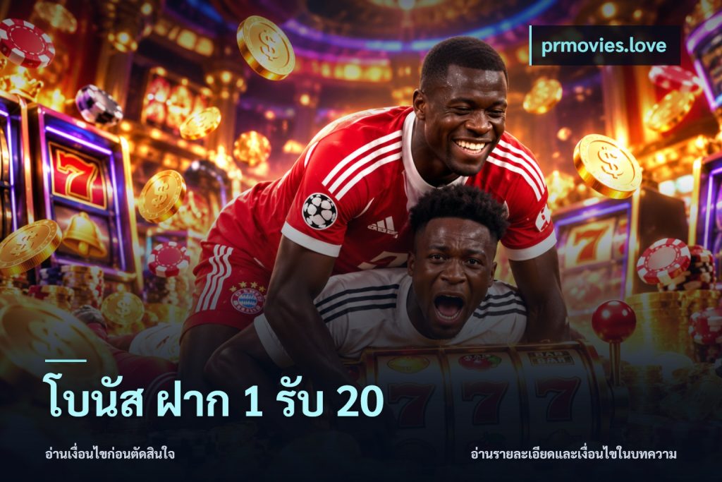 โบนัส ฝาก 1 รับ 20