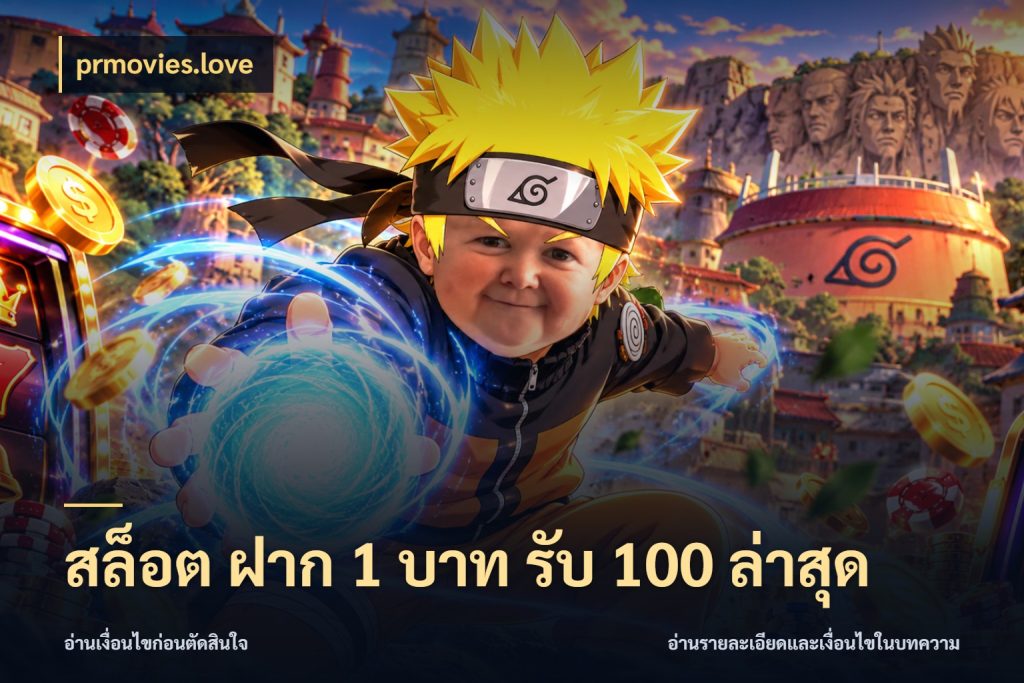 สล็อต ฝาก 1 บาท รับ 100 ล่าสุด เปิดมุมโปรให้เข้ากับเกมแนวโปรด สไตล์ prmovies.love