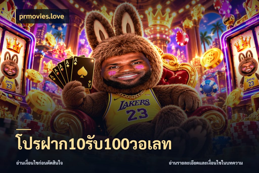 โปรฝาก10รับ100วอเลท ยอดฝากและยอดรับในมุมของคนชอบลุ้น ในมุม prmovies.love