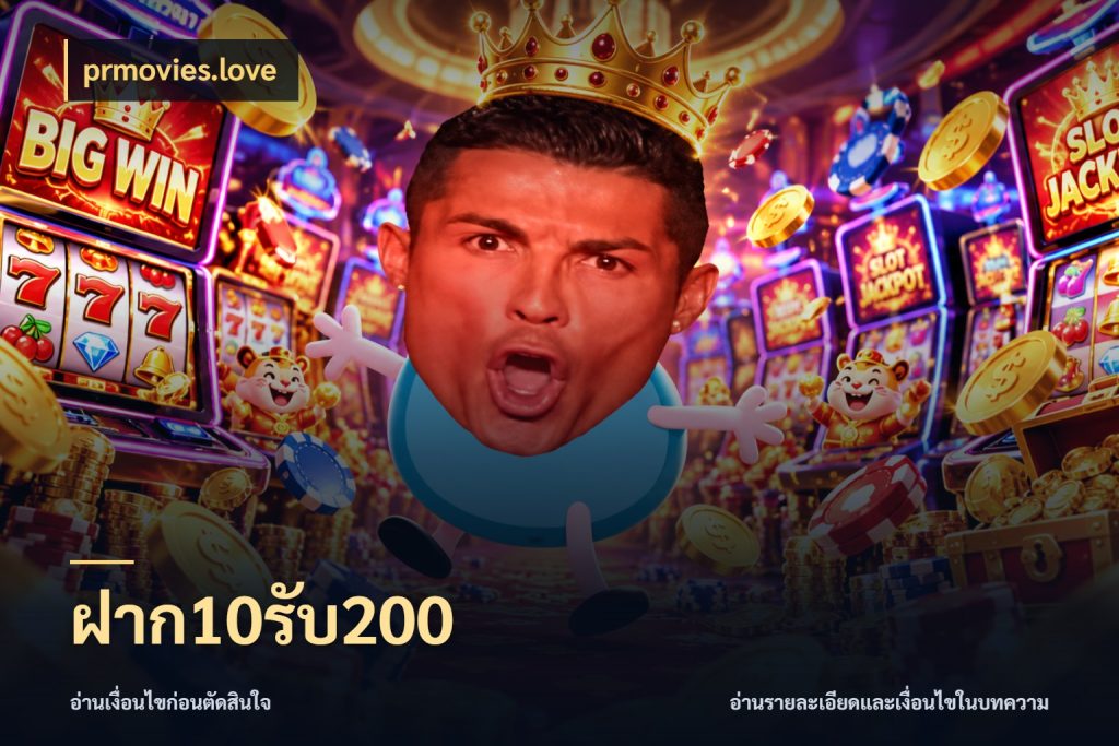 ฝาก10รับ200 เปิดมุมโปรให้เข้ากับเกมแนวโปรด ในมุม prmovies.love