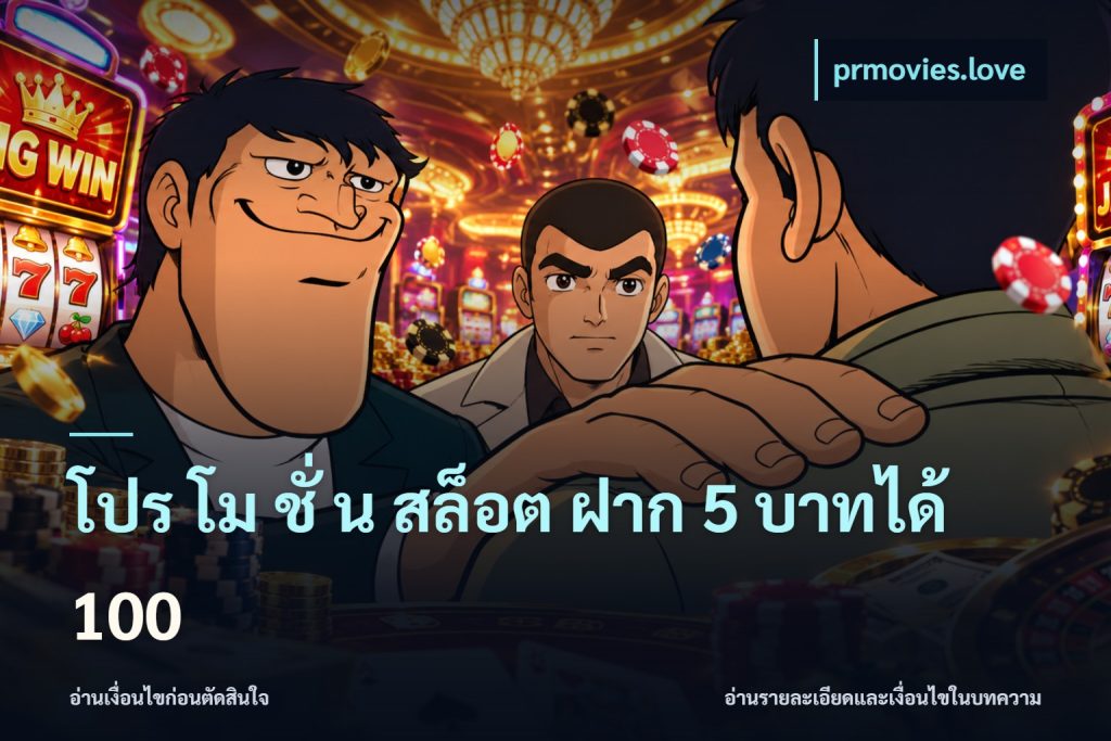 โปร โม ชั่ น สล็อต ฝาก 5 บาทได้ 100