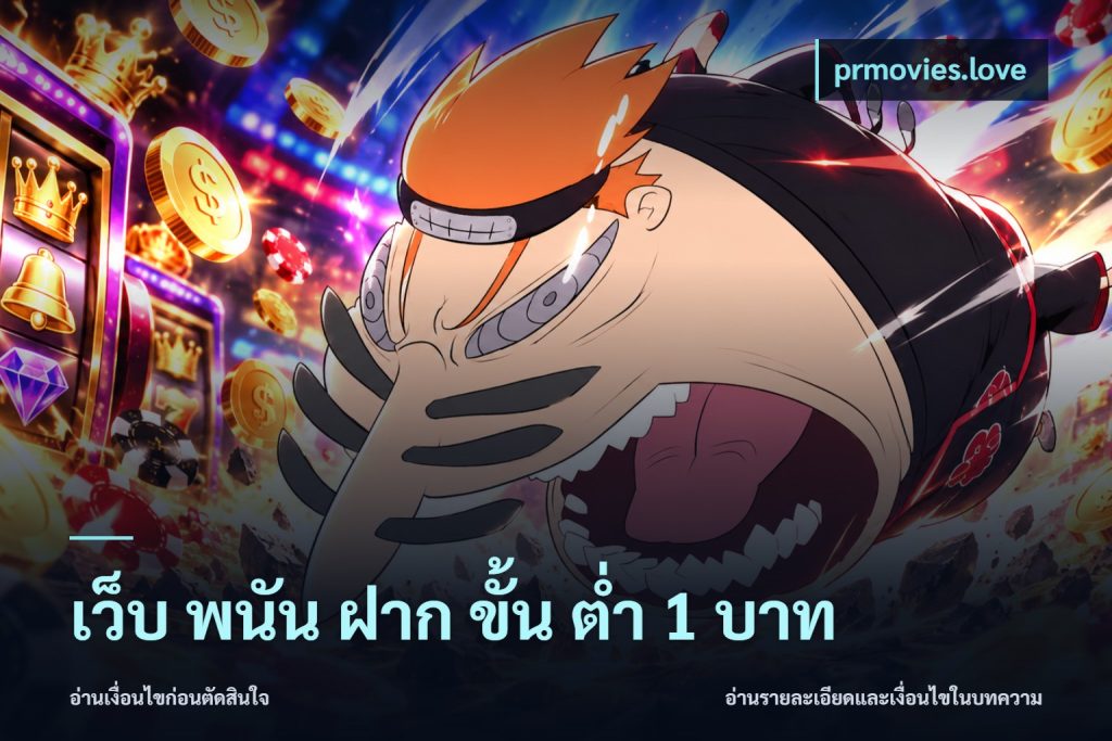 เว็บ พนัน ฝาก ขั้น ต่ำ 1 บาท