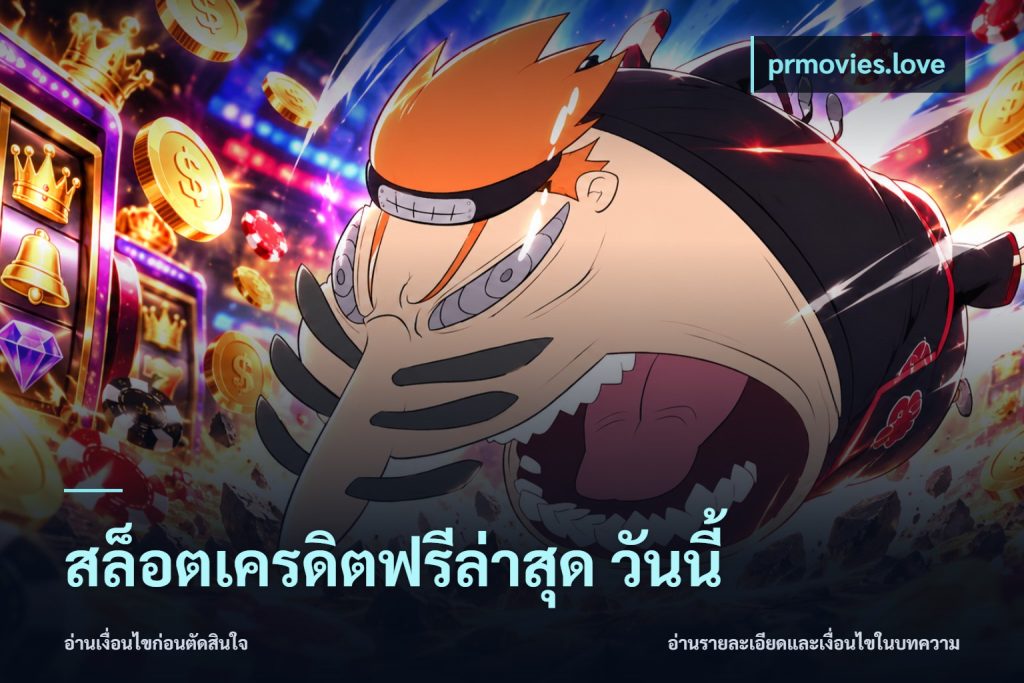 สล็อตเครดิตฟรีล่าสุด วันนี้