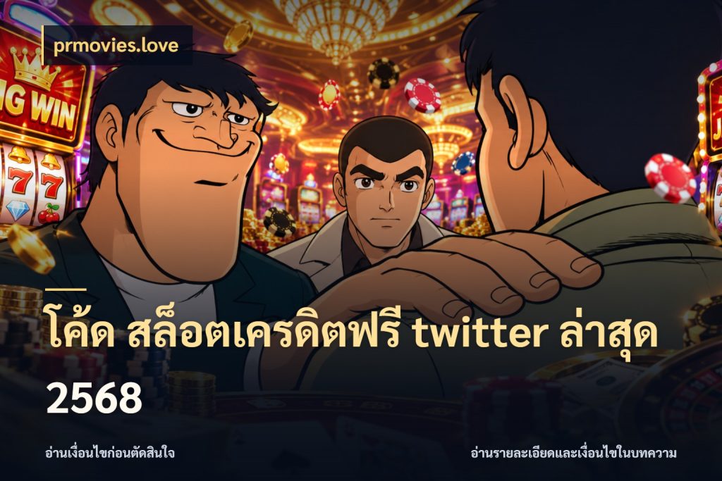 โค้ด สล็อตเครดิตฟรี twitter ล่าสุด 2568 รู้จักยอดและขอบเขตของเครดิตฟรี สไตล์ prmovies.love
