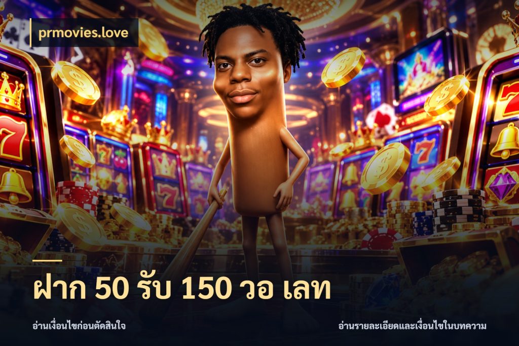 ฝาก 50 รับ 150 วอ เลท เครดิตกับรูปแบบโปรที่ตรงใจ ในมุม prmovies.love