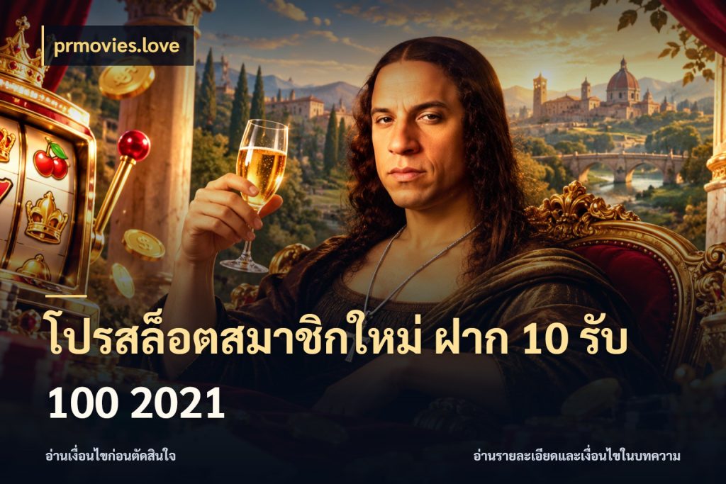 โปรสล็อตสมาชิกใหม่ ฝาก 10 รับ 100 2021 จุดเด่นของเครดิตที่คนชอบเกมอยากรู้ ในมุม prmovies.love