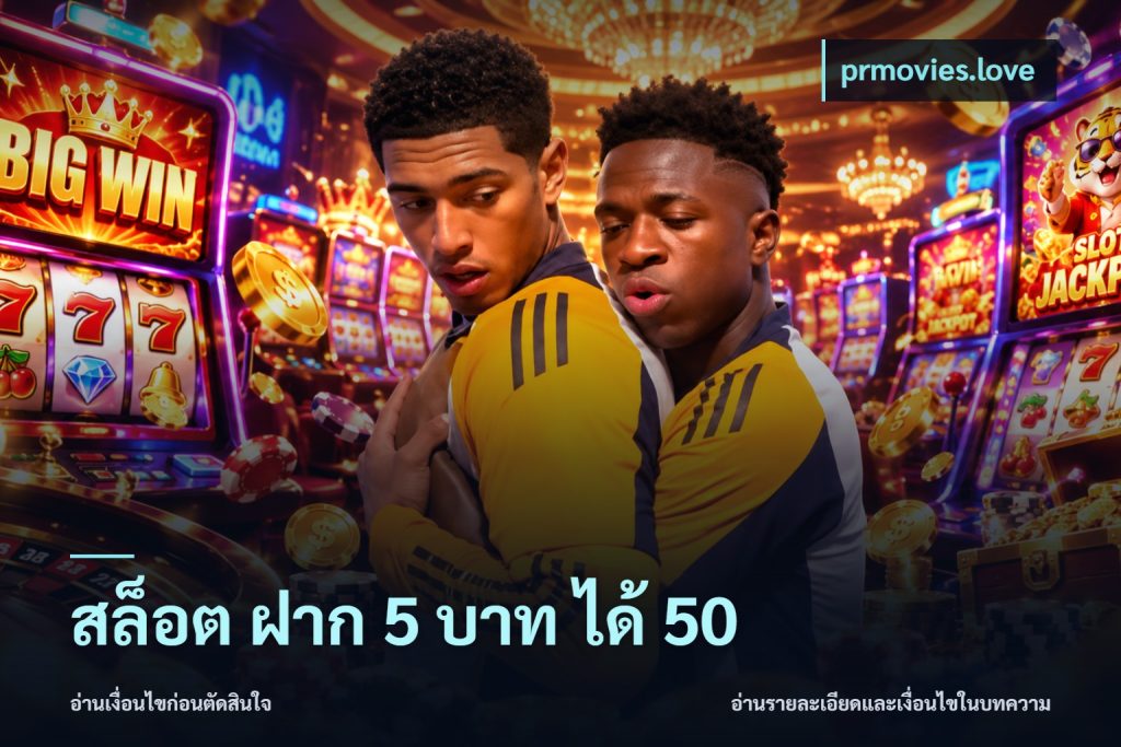 สล็อต ฝาก 5 บาท ได้ 50