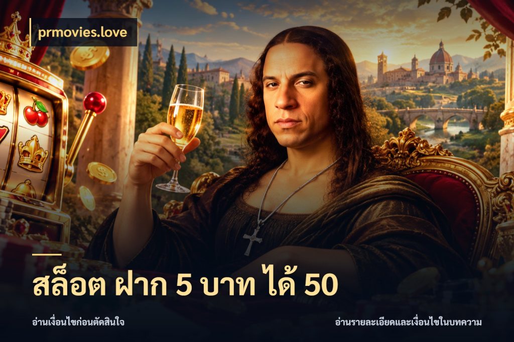 สล็อต ฝาก 5 บาท ได้ 50 โปรยอดรับที่สายเกมสนใจ กับ prmovies.love