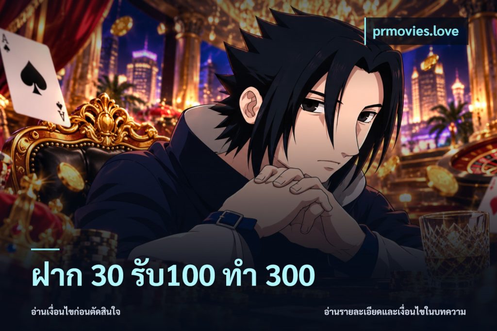 ฝาก 30 รับ100 ทำ 300