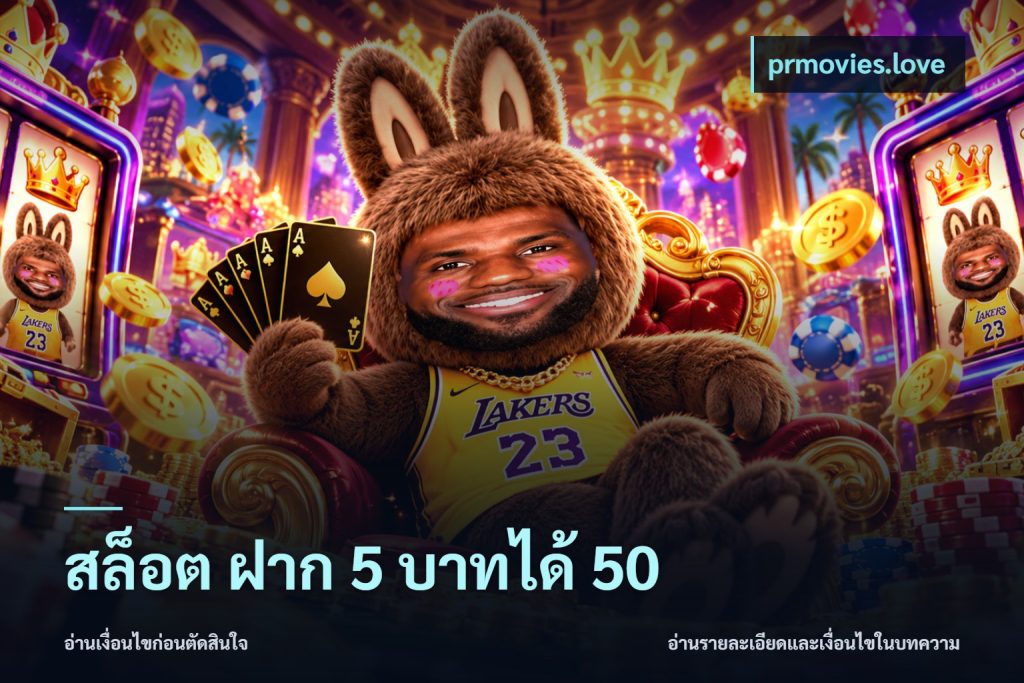 สล็อต ฝาก 5 บาทได้ 50